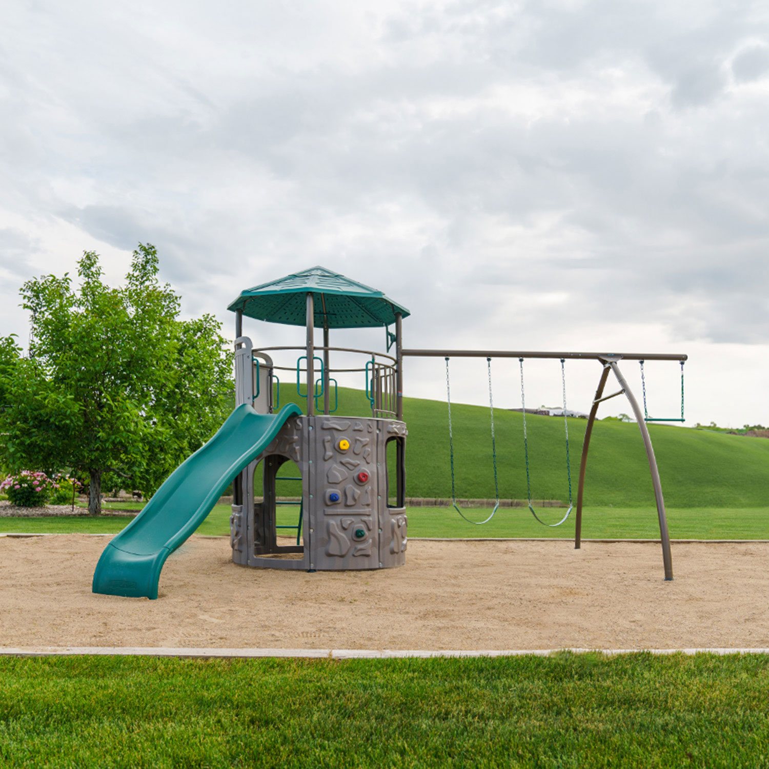 Lifetime Adventure Tower Swing Set Playset